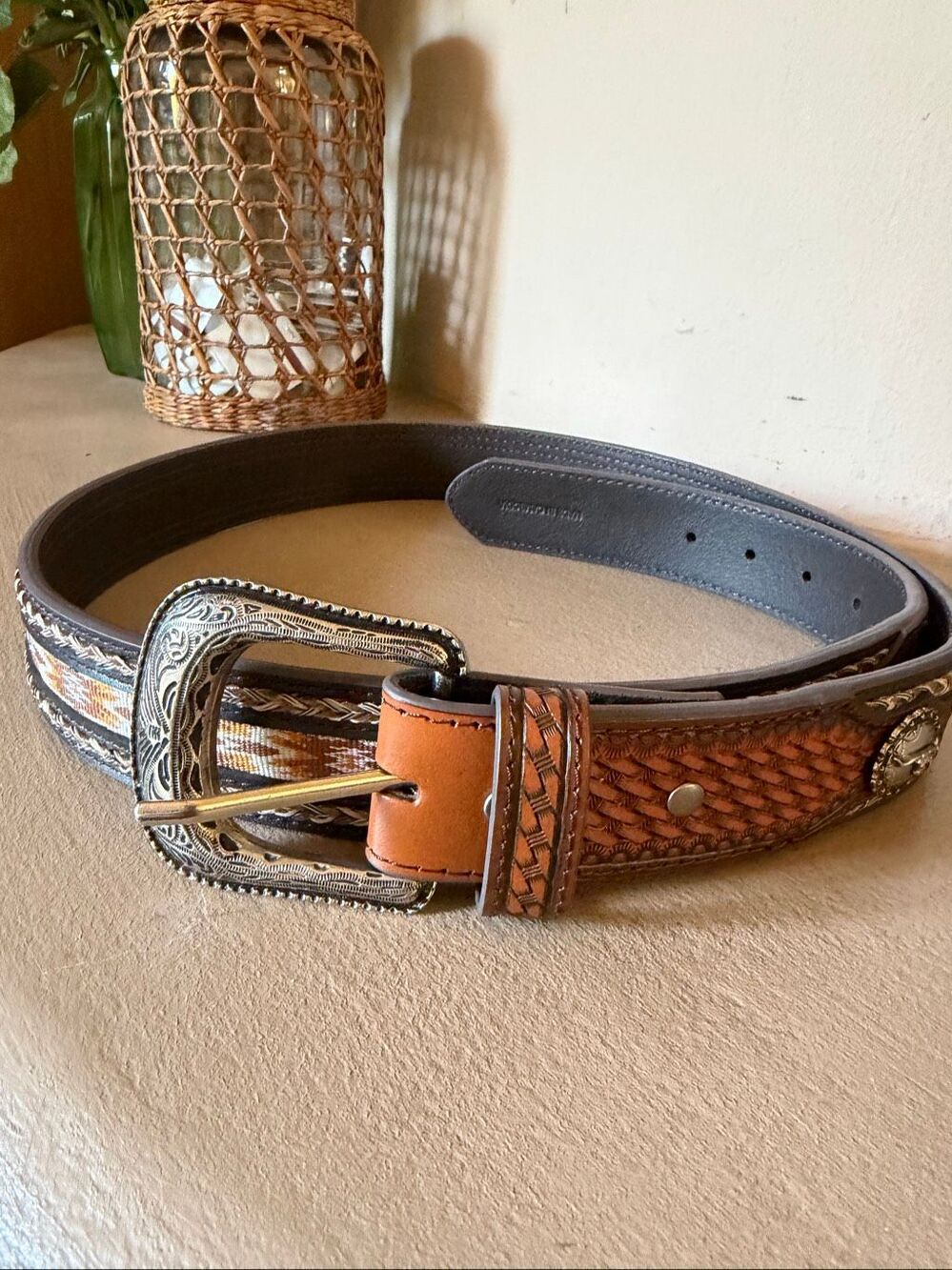 NWOT Cody James western leather belt